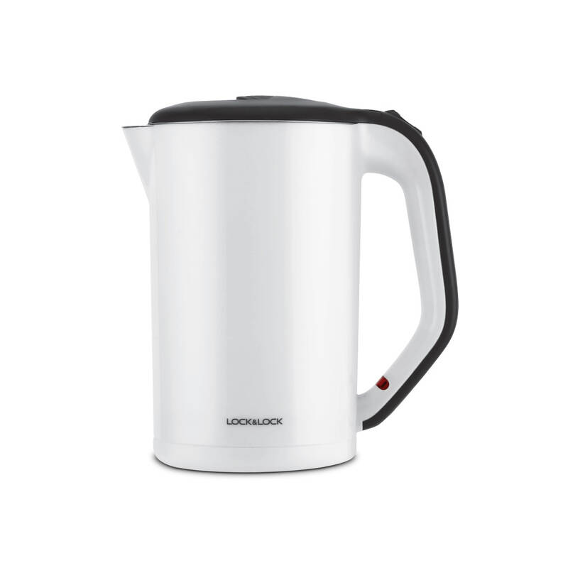 [Áp voucher 8%] Ấm, Bình Đun Bằng Thép Không Gỉ LocknLock 1.7L, 220 - 240V~, 50 - 60Hz, 1800W - 2 Màu (Đen, Trắng) - EJK738 image number null